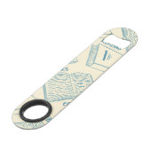 Buchmuster Speed Flaschenöffner (Vorderseite Schrägansicht)