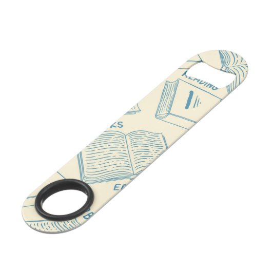 Buchmuster Speed Flaschenöffner (Rückseite Schrägansicht)