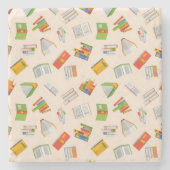 Buchmuster Steinuntersetzer (Vorderseite)