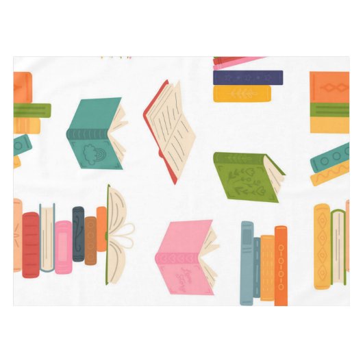 Buchmuster Tischdecke (Vorderseite (Horizontal))