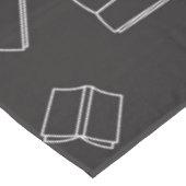 Buchmuster Tischdecke (Schrägansicht)