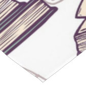 Buchmuster Tischdecke (Schrägansicht)