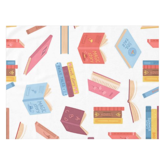 Buchmuster Tischdecke (Vorderseite (Horizontal))