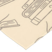 Buchmuster Tischdecke (Schrägansicht)
