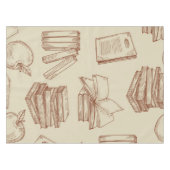 Buchmuster Tischdecke (Vorderseite (Horizontal))