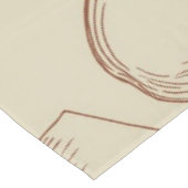 Buchmuster Tischdecke (Schrägansicht)