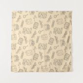 Buchmuster Wandteppich (Vorderseite (Horizontal))