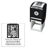 Buchname der Frau unter dem Bibliotheksnamen "Büch Permastempel (Beispiel)