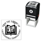 Buchname: Open Book Desscape Landscape Pages Libra Permastempel (Beispiel)