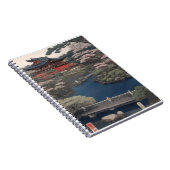 Buchnotiz - Tempel am Fluss - Japan Notizblock (Rechte Seite)
