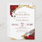 Buchona Geburtstagsparty Einladung Mob Ehefrau (Vorderseite)