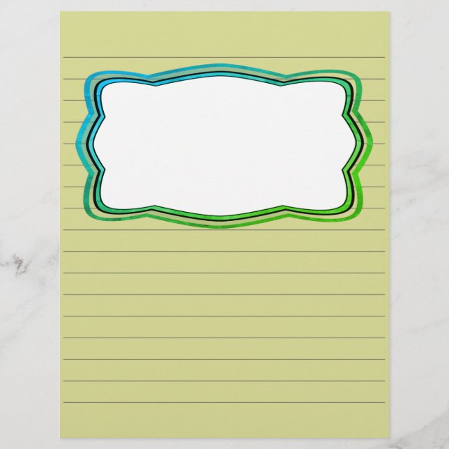 Buchpapier mit Überdruck (Vorderseite)