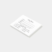 Buchrezension im Coquette-Stil Post-it Klebezettel (angewinkelt)