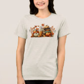 Buchrückgang Tri-Blend Shirt (Vorderseite)