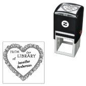 Buchsammlung aus der Bibliothek des Individuellen Permastempel (Beispiel)