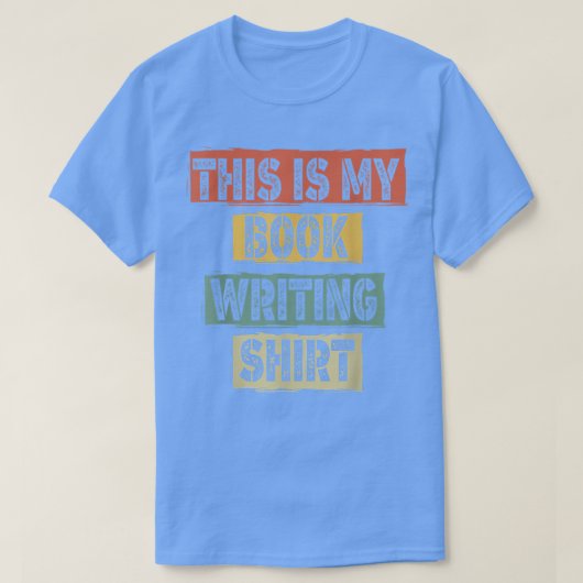 Buchschriftsteller oder Buchliebhaber T-Shirt (Design vorne)