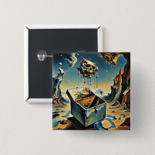 Büchse der Pandora Button (Vorne & Hinten)