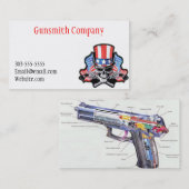 Büchsenmacher-Visitenkarte Visitenkarte (Vorne/Hinten)