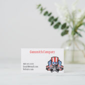 Büchsenmacher-Visitenkarte Visitenkarte (Stehend Vorderseite)