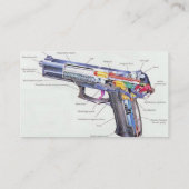 Büchsenmacher-Visitenkarte Visitenkarte (Rückseite)