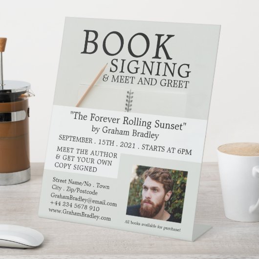 Buchsignatur für Notebooks und Stifte Sockelschild (In Situ)