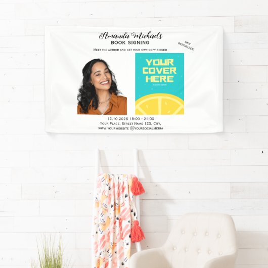 Buchsignierung Autor Autor Buch Launch Bestseller Banner (Insitu)