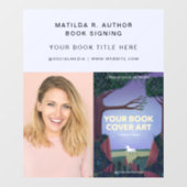 Buchsignierung | Autor-Buch-Startaktion Fensteraufkleber (Blatt)