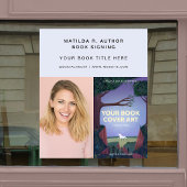 Buchsignierung | Autor-Buch-Startaktion Fensteraufkleber