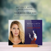 Buchsignierung | Autor Buchübersicht Werbeaktion Acrylschild (Neutral)