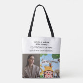 Buchsignierung | Autorenbuchlaunch-Promotion Tasche (Rückseite)