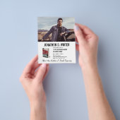 Buchsignierung für Autoren und Buchvorstellung Wer Flyer (Gruppe)