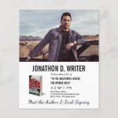 Buchsignierung für Autoren und Buchvorstellung Wer Flyer (Vorne)