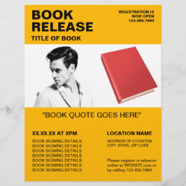 Buchsignierung und Release-Flyer - Sammlung von Au Flyer