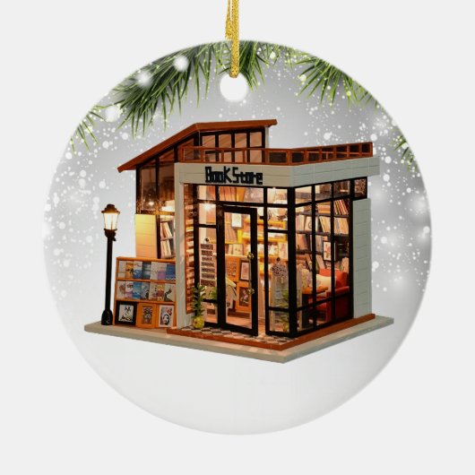 Buchspeicherbibliotheken - Writer Reader Keramik Ornament (Hinten)