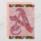 Buchstabe A (Vorne/Hinten)