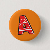 Buchstabe A Anfangsalphabet Button (Vorderseite)