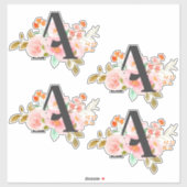 Buchstabe A Aufkleber (Blatt)