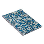 Buchstabe A Blau Notizblock (Rechte Seite)