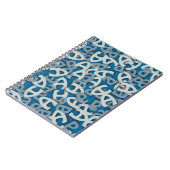 Buchstabe A Blau Notizblock (Linke Seite)