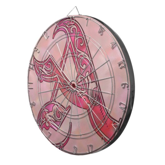 Buchstabe A Dartscheibe (Vorderseite rechts)