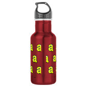 Buchstabe "a" edelstahlflasche (Rückseite)