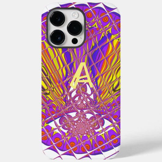 Buchstabe A, farbiges Logo Case-Mate iPhone Hülle (Rückseite)