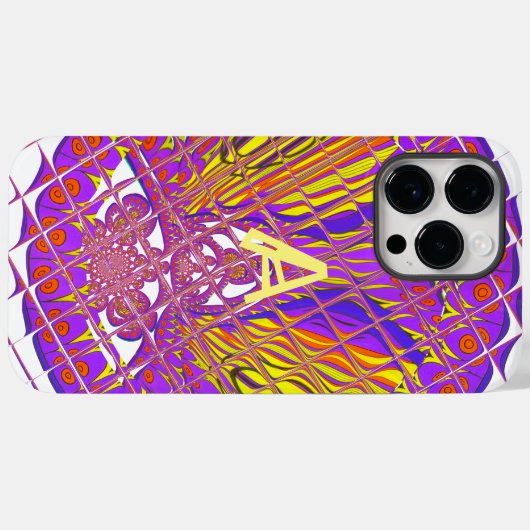 Buchstabe A, farbiges Logo Case-Mate iPhone Hülle (Rückseite (Horizontal))