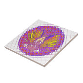 Buchstabe A, farbiges Logo Fliese (Seite)