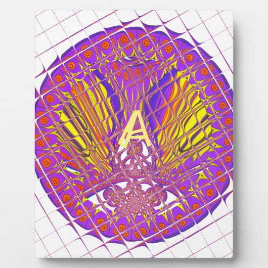 Buchstabe A, farbiges Logo Fotoplatte (Vorderseite)