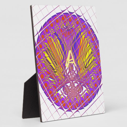 Buchstabe A, farbiges Logo Fotoplatte (Seite)