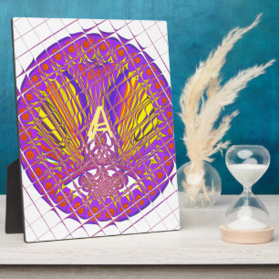 Buchstabe A, farbiges Logo Fotoplatte