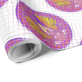 Buchstabe A, farbiges Logo Geschenkpapier (Rolleneckpunkt)