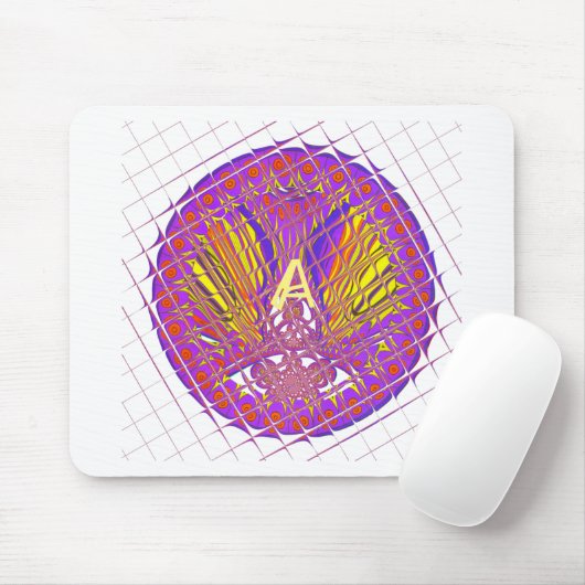 Buchstabe A, farbiges Logo Mousepad (Mit Mouse)