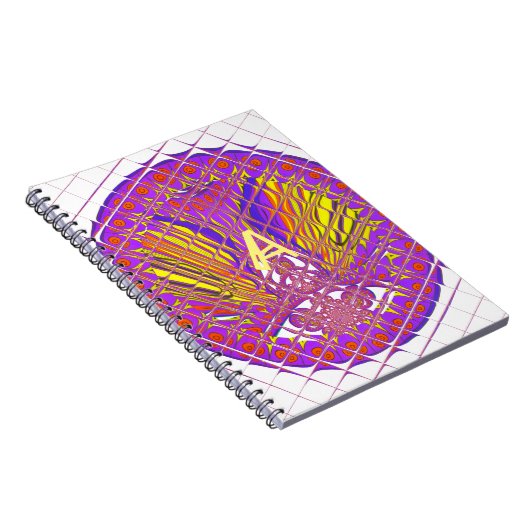 Buchstabe A, farbiges Logo Notizblock (Rechte Seite)